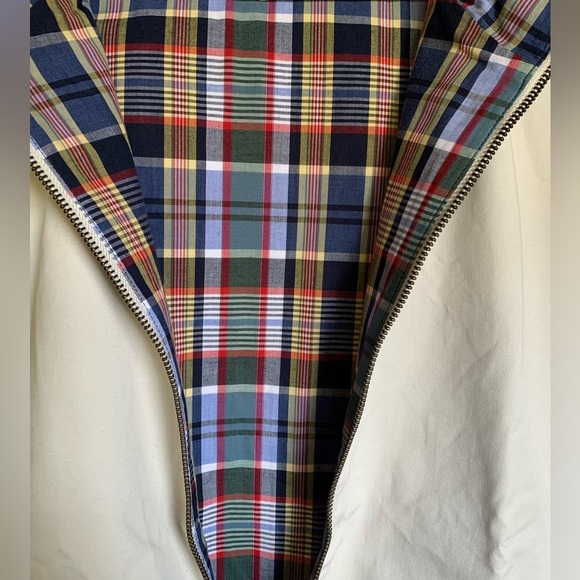 LANDSEND Big Men’s Cotton Reversible Mid Weight Spring Fall Bomber Jacket - Picture 5 of 6